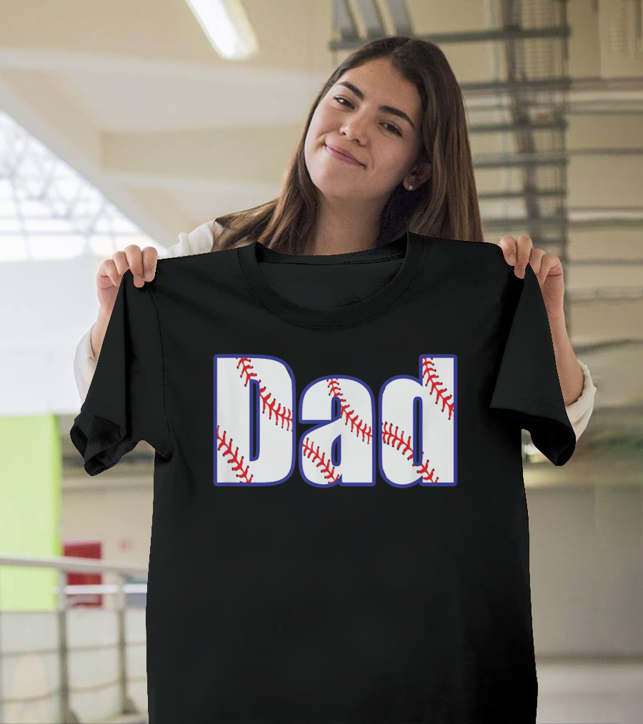 Father's Day Baseball Dad Fun Sports Player T-Shirt
