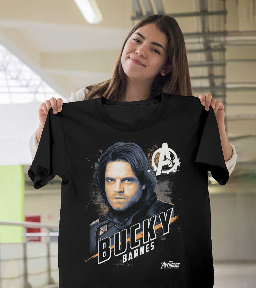 Bucky Barnes Marvel Avengers Infinity War T-Shirt