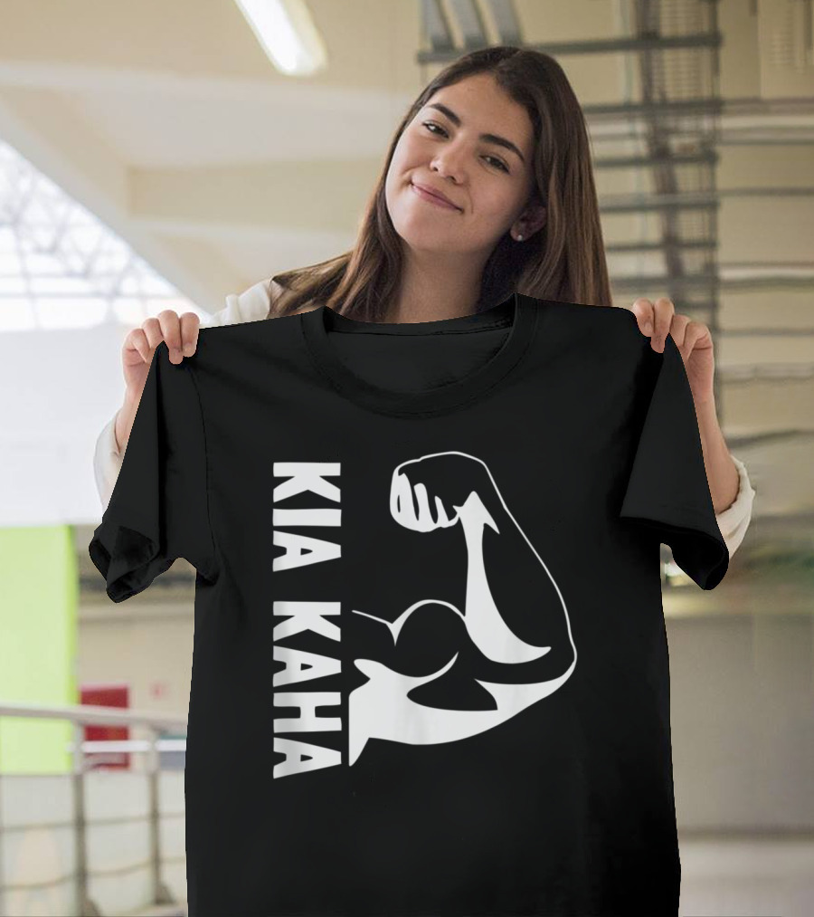 Kia Kaha Strong Arm New Zealand Kiwi Strength T-Shirt