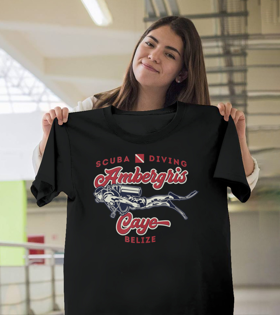 Scuba Diving Ambergris Caye Belize T-Shirt