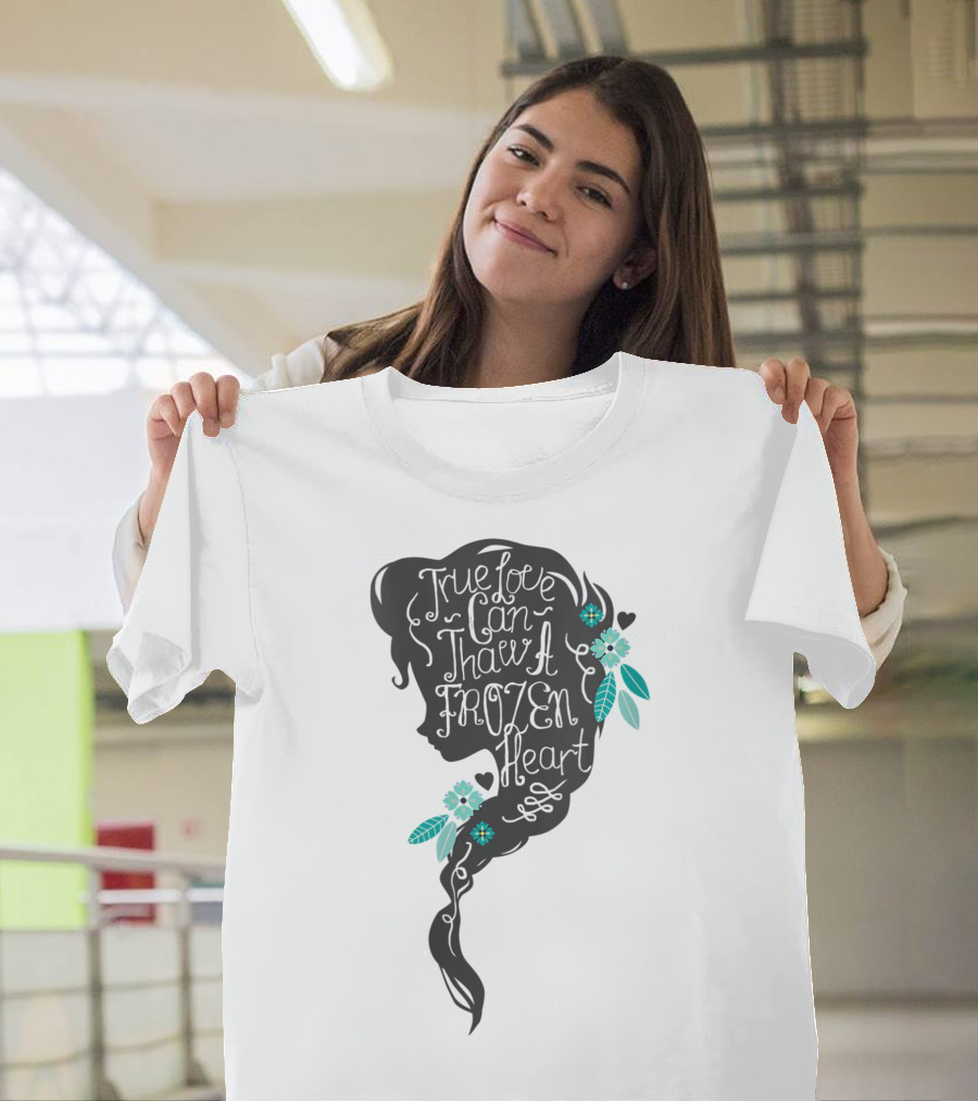 Disney Frozen True Love Can Thaw a Frozen Heart Elsa T-Shirt