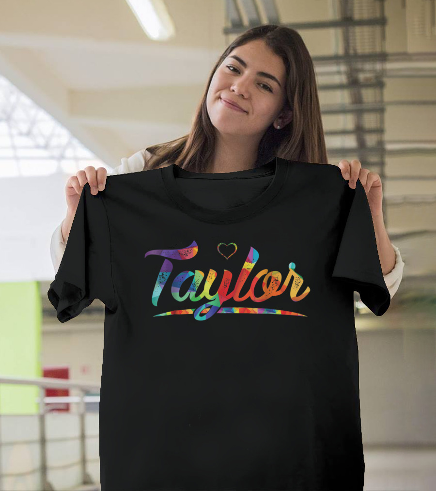 Love Taylor Colorful Heart T-Shirt