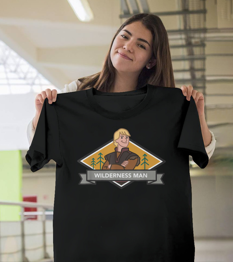 Disney Frozen 2 Kristoff Wilderness Man Iconic Character T-Shirt
