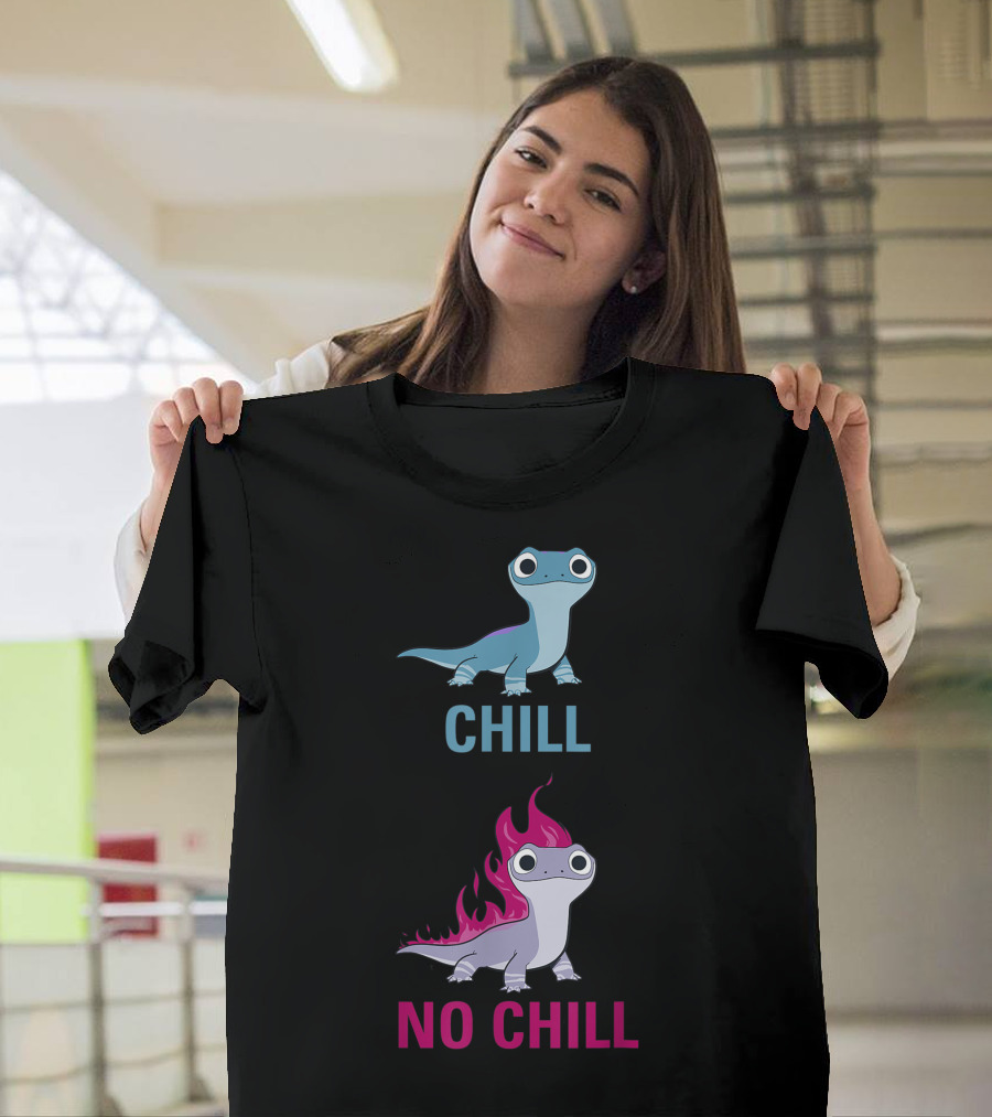 Disney Frozen 2 Salamander Chill No Chill Flame T-Shirt