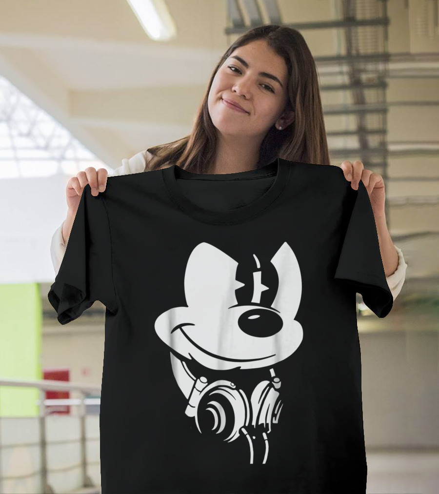 Disney Mickey Mouse with Headphones T-Shirt