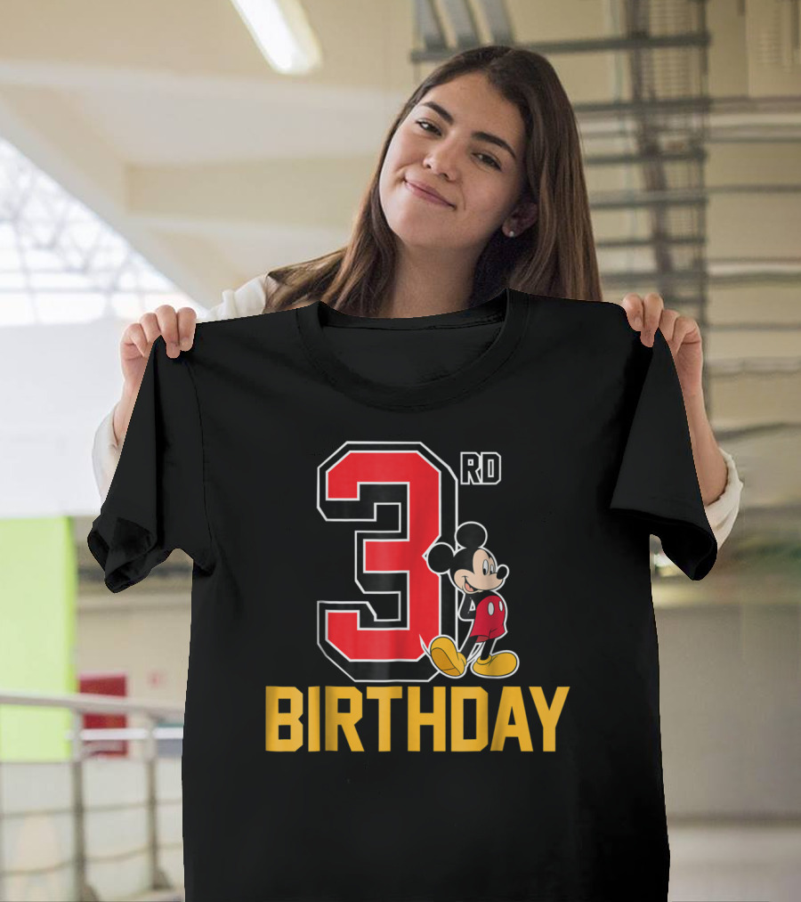 Disney Mickey Mouse 3rd Birthday T-Shirt