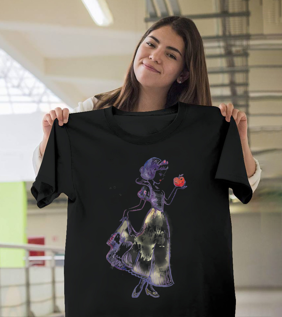 Snow White Apple Sketch Disney Princess T-Shirt