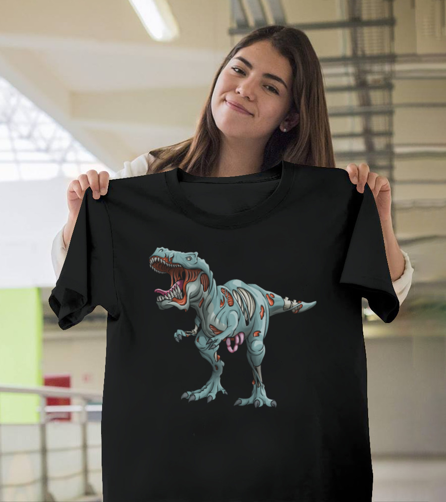 Dinosaur Rex Zombie Saurus Monster T-Shirt