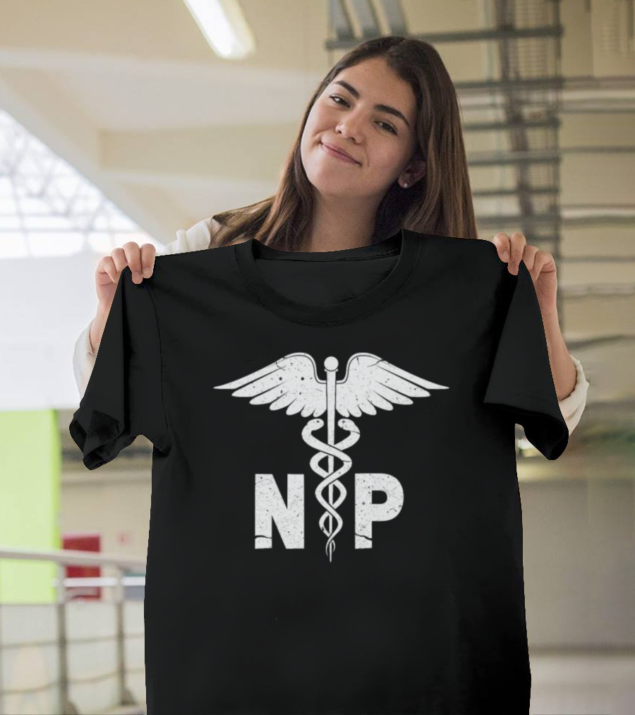 NP Caduceus Nurse Practitioner T-Shirt