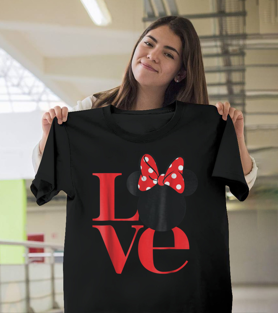 LOVE Minnie Bow Icon T-Shirt