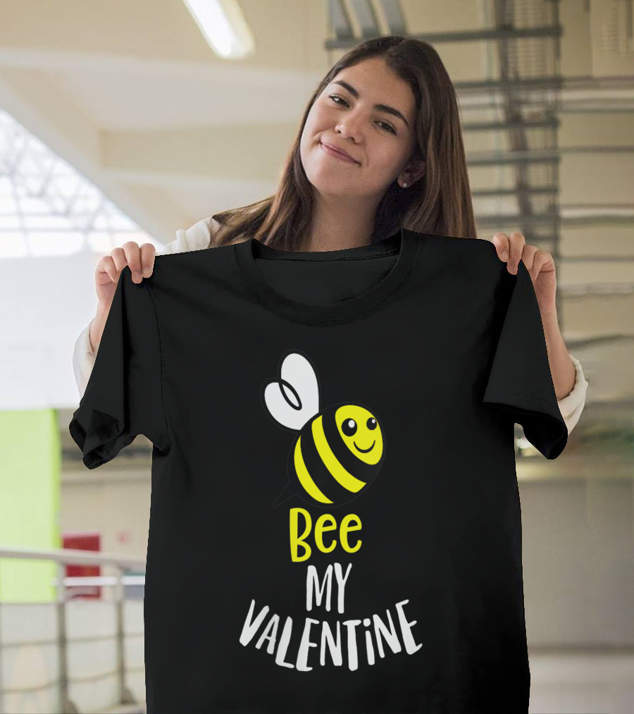 Bee My Valentine Cute Bumblebee Valentine's Day Romantic T-Shirt