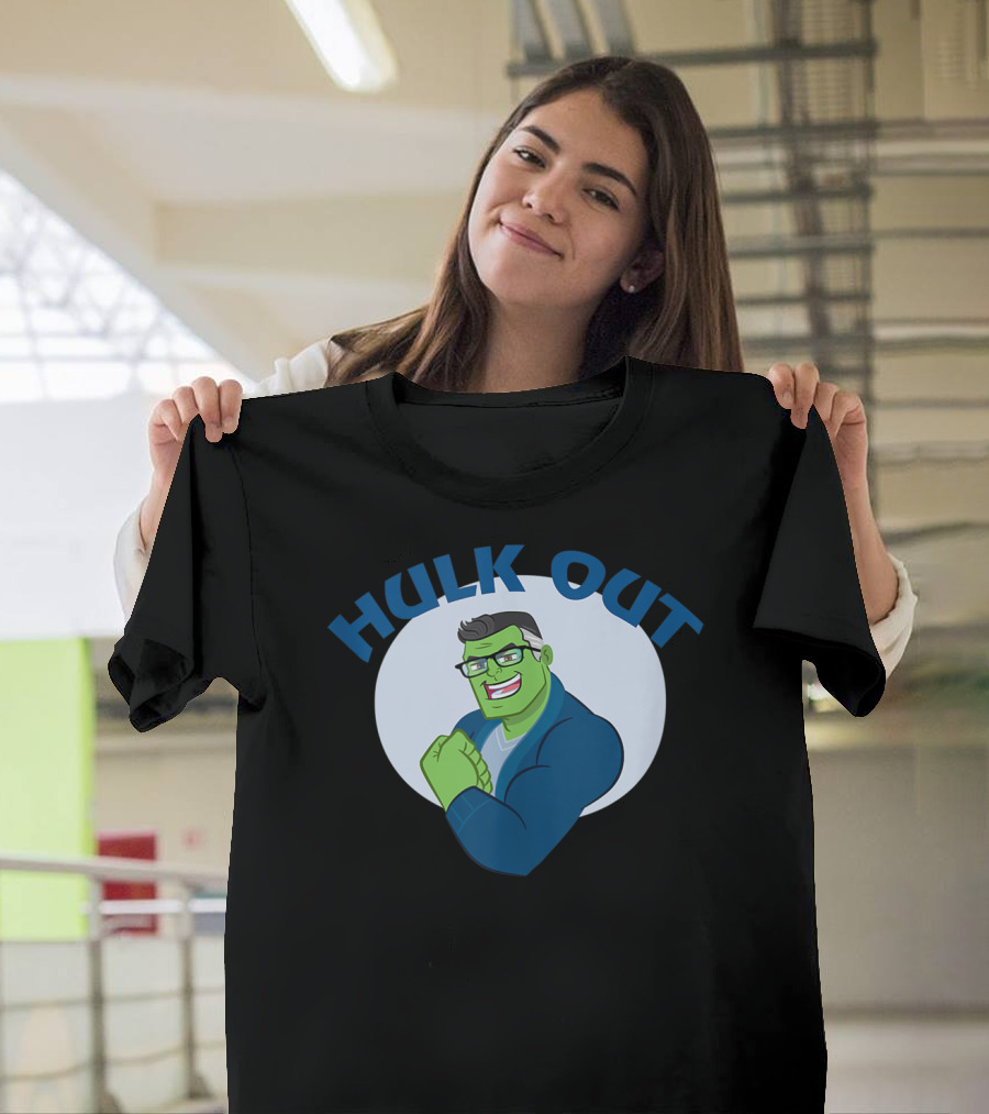 Marvel Avengers Endgame Hulk Out Professor Hulk T-Shirt