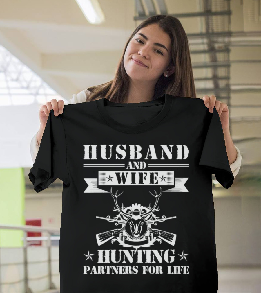 Husband And Wife Hunting Partners for Life T-Shirt