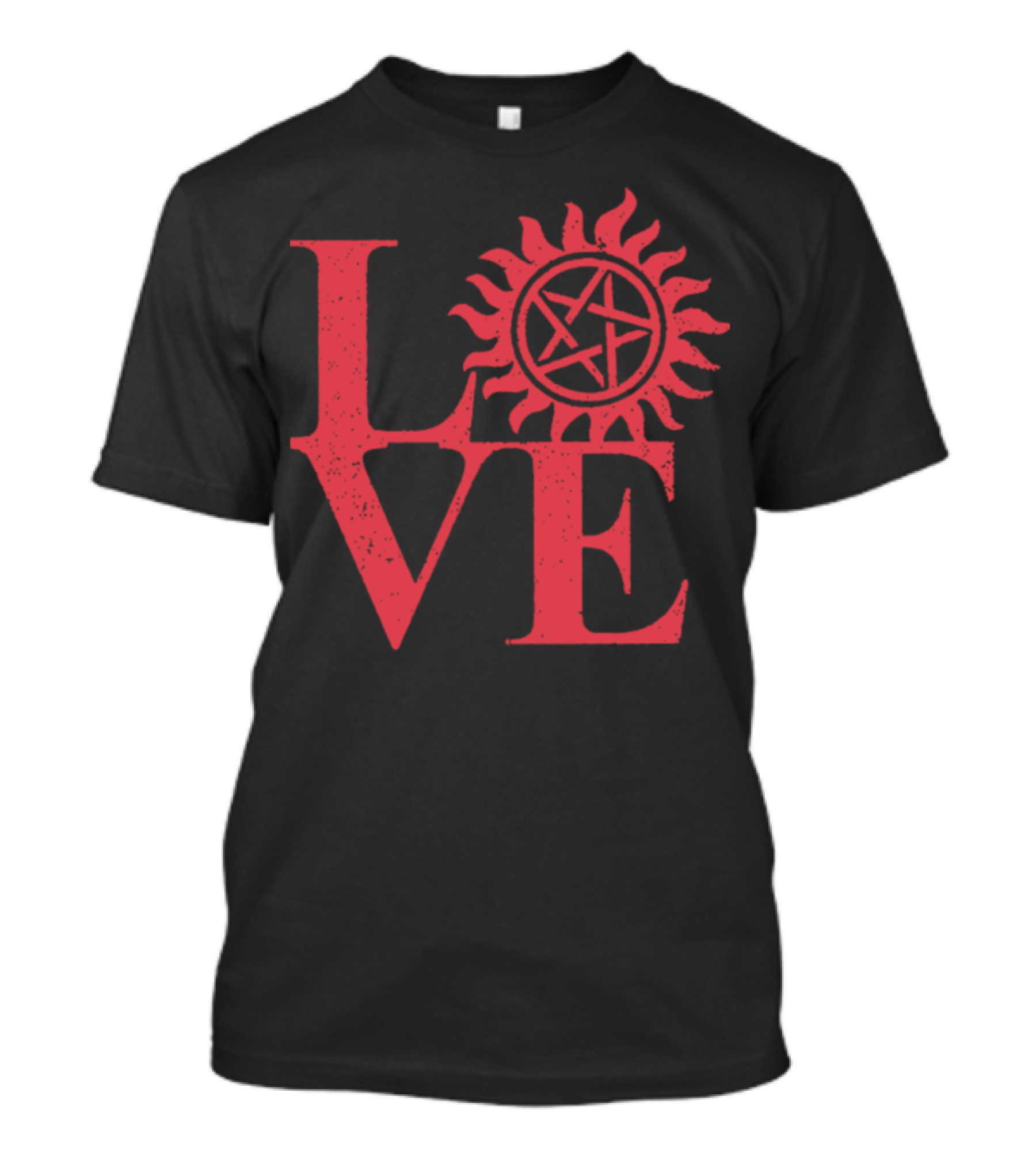 Love Pentagram Sunburst T-Shirt