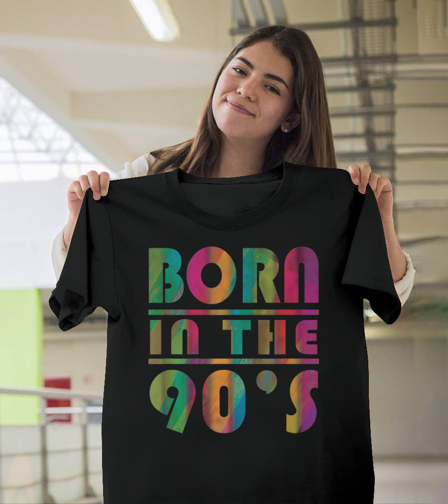 Born In The 90s Nineties Vibrant T-Shirt