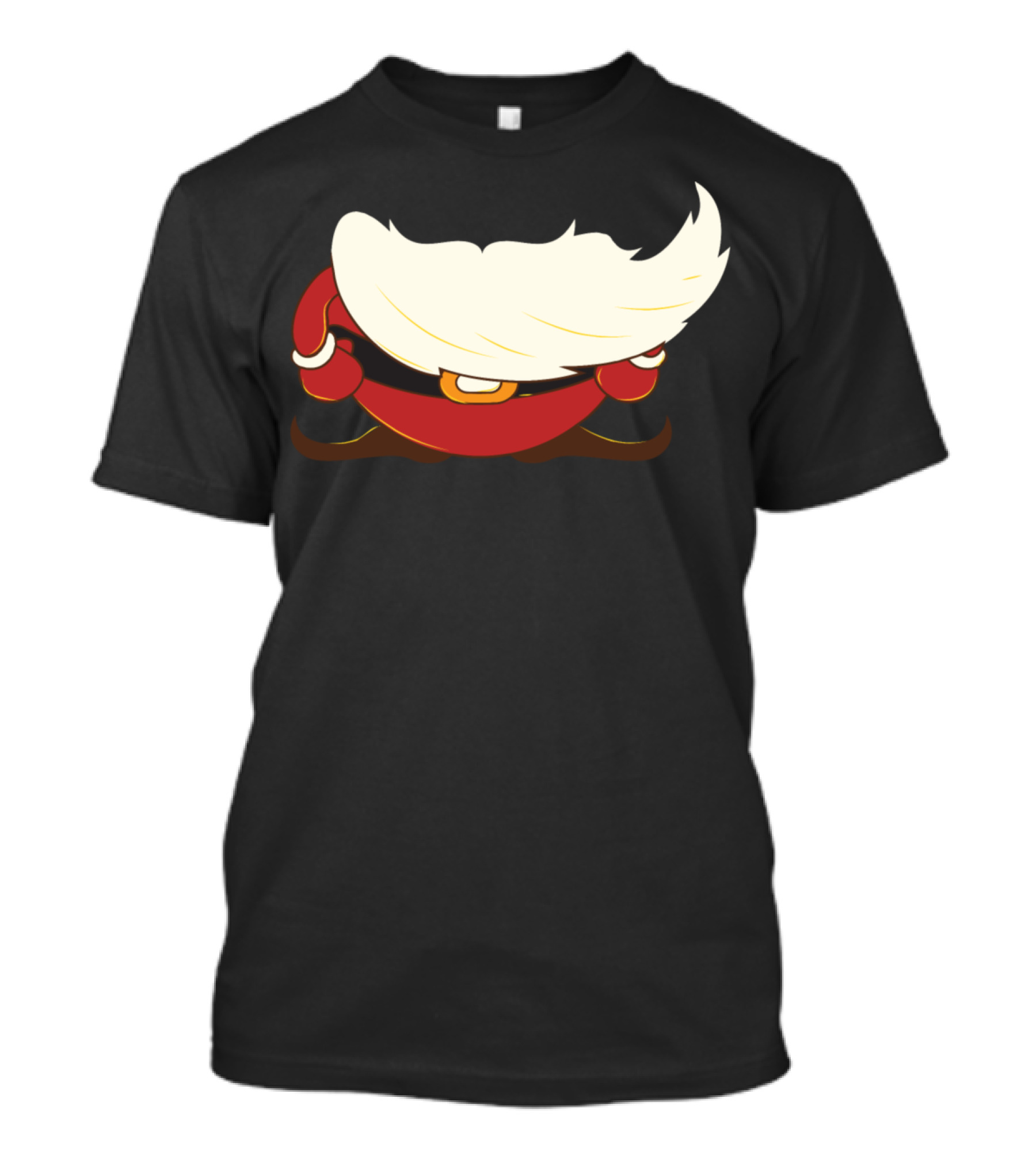 Santa's Beard Iconic Minimalist Cartoon T-Shirt