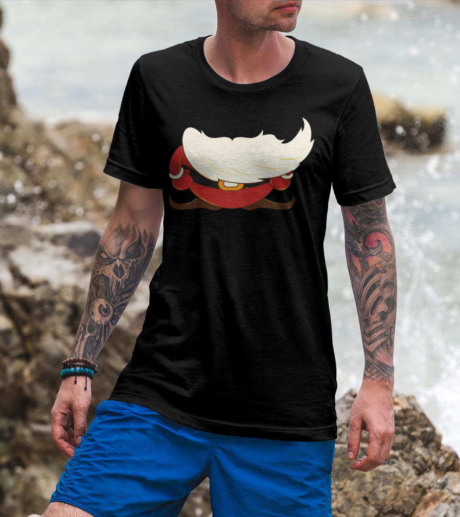 Santa's Beard Iconic Minimalist Cartoon T-Shirt