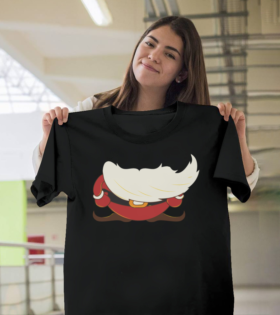 Santa's Beard Iconic Minimalist Cartoon T-Shirt