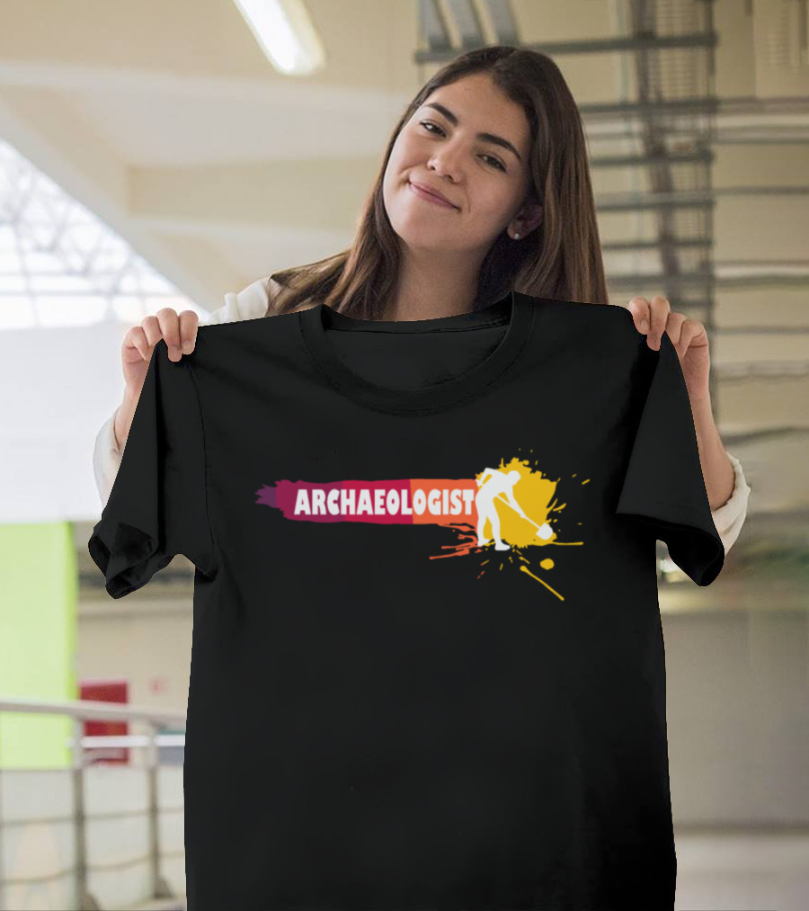 Archaeologist Paint-Splatter T-Shirt