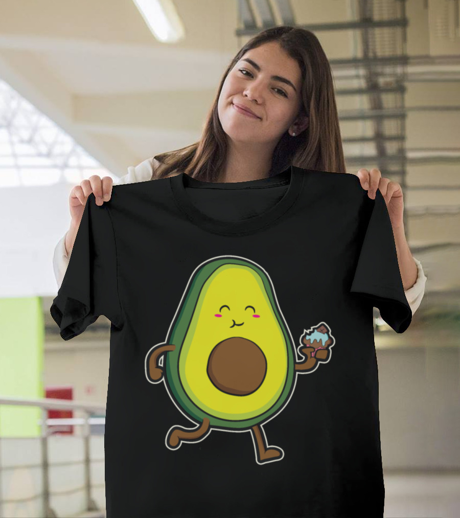 Avocado Cupcake Muffin Cake Biscuit Baking Cupcake Avocado T-Shirt