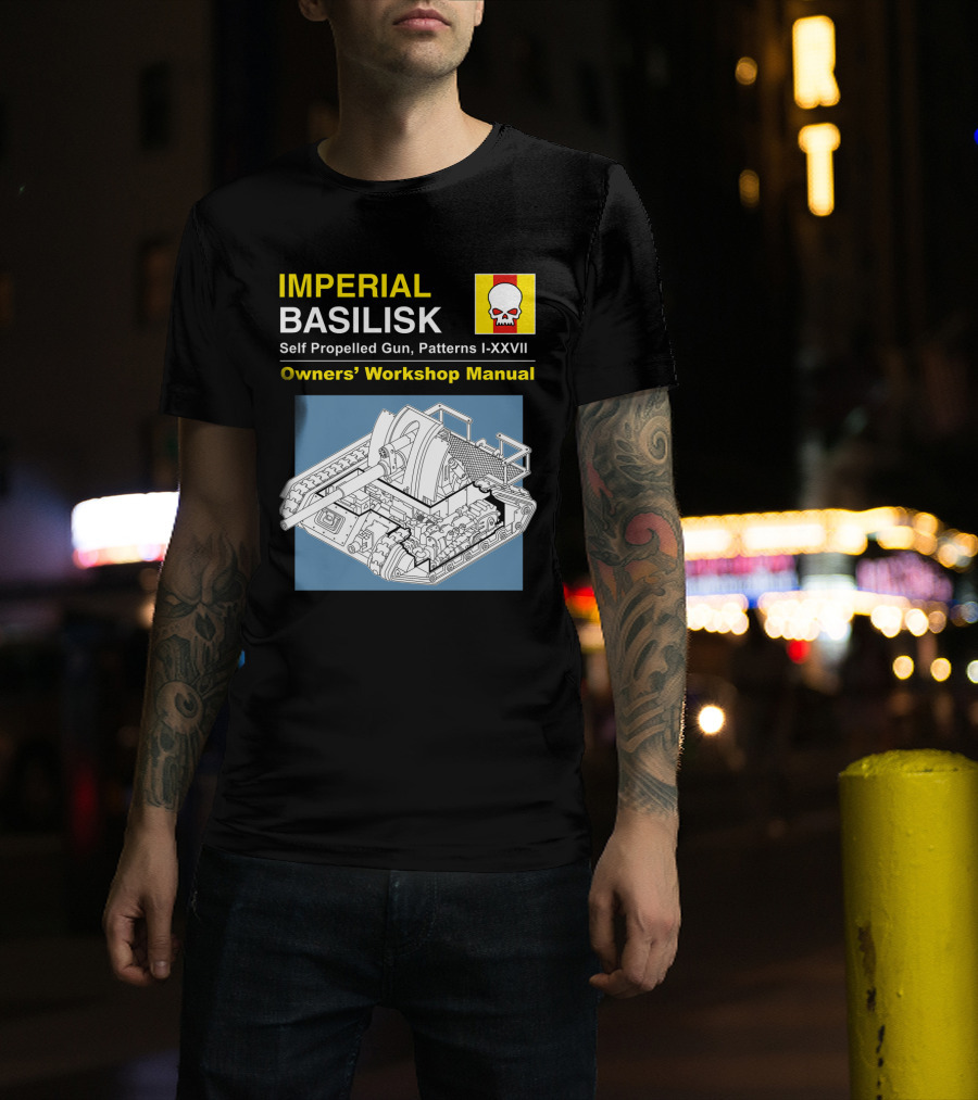 IMPERIAL BASILISK Self Propelled Gun Owners' Workshop Manual T-Shirt
