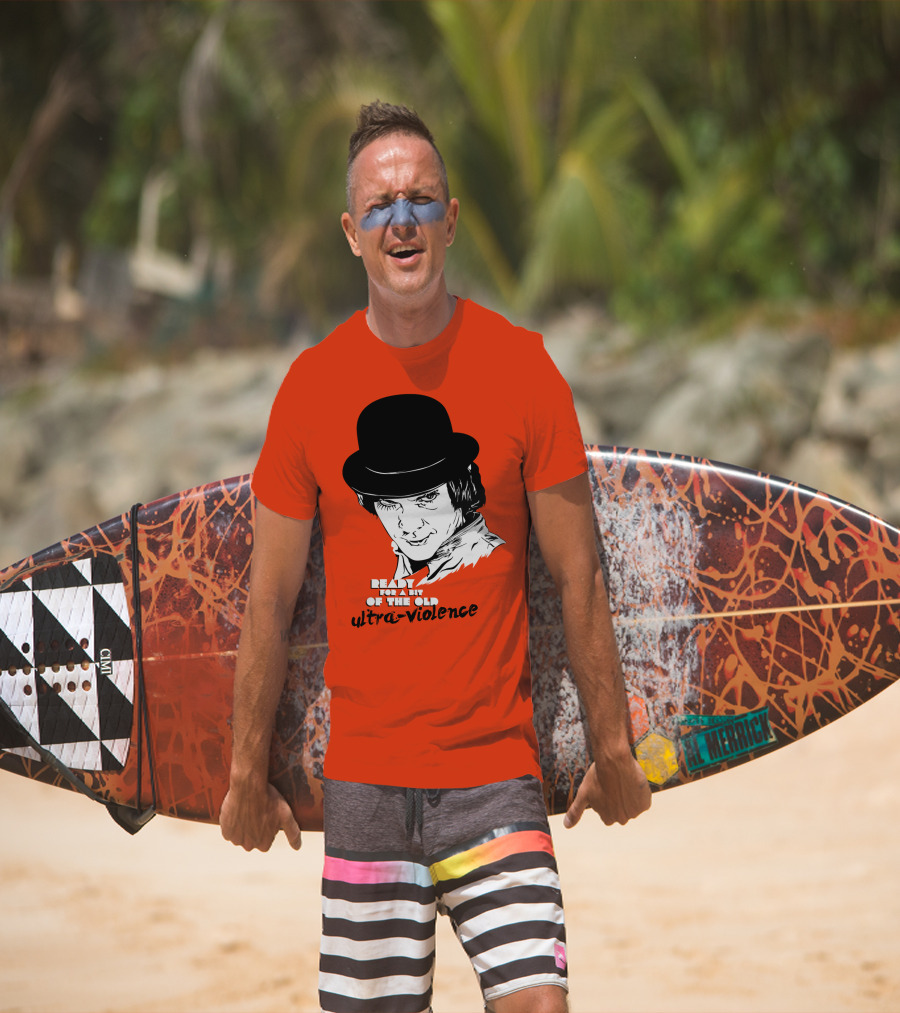 A Clockwork Orange Ready For A Bit Of The Old Ultra-Violence T-Shirt