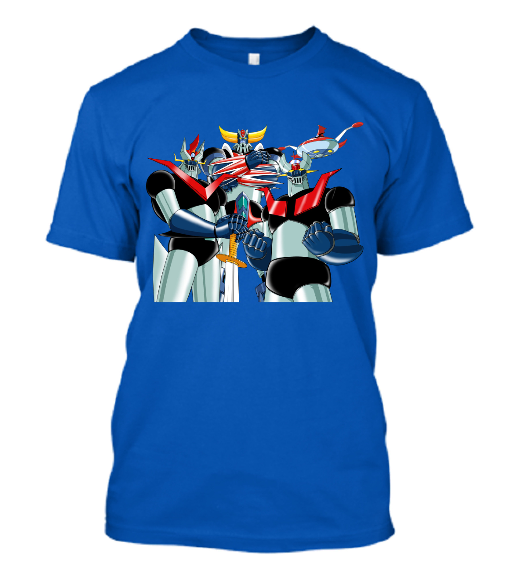Mazinger Grendizer Robot Trio Battle Stance T-Shirt