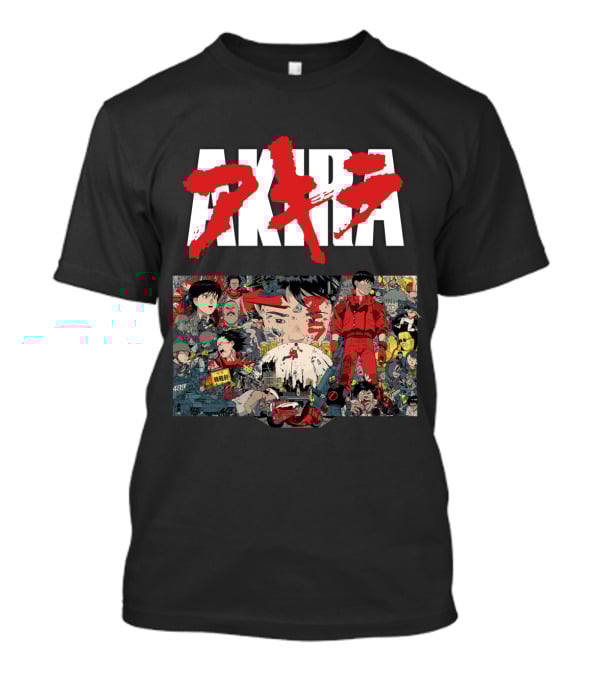 AKIRA Classic Manga Anime Art Kaneda Capsule Cyberpunk Dystopia Icons T-Shirt