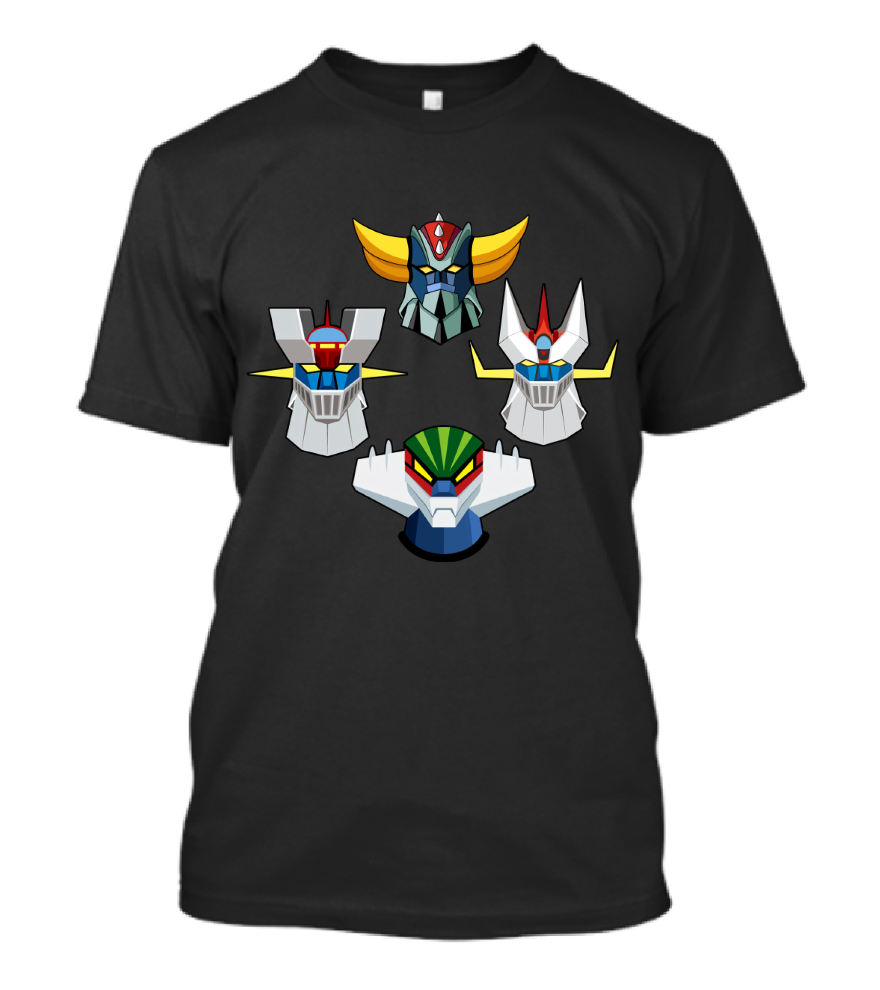 Mazinger Goldorak Robot Heads GN T-Shirt