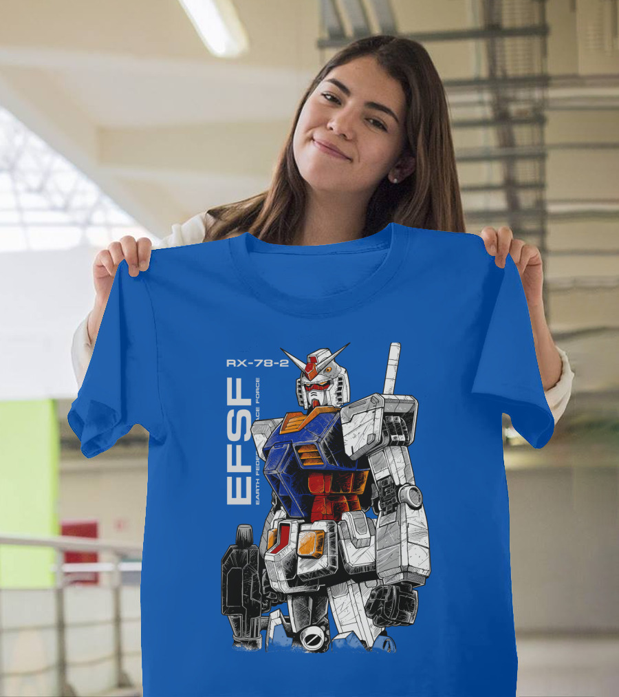 RX-78-2 Gundam EFSF Earth Federation Space Force T-Shirt