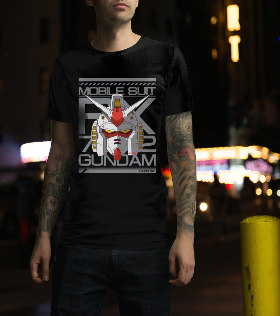 Mobile Suit RX 78 2 Gundam Amuro Ray T-Shirt