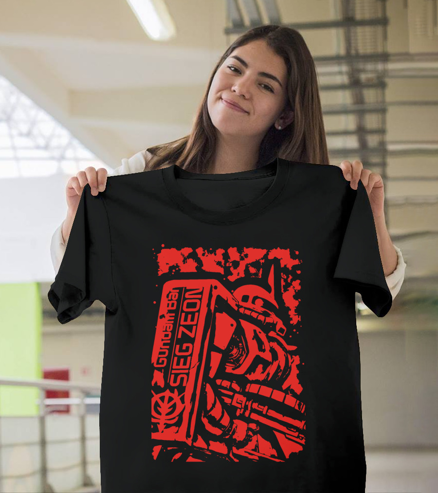 Gundam Bea Sieg Zeon Red Mecha T-Shirt