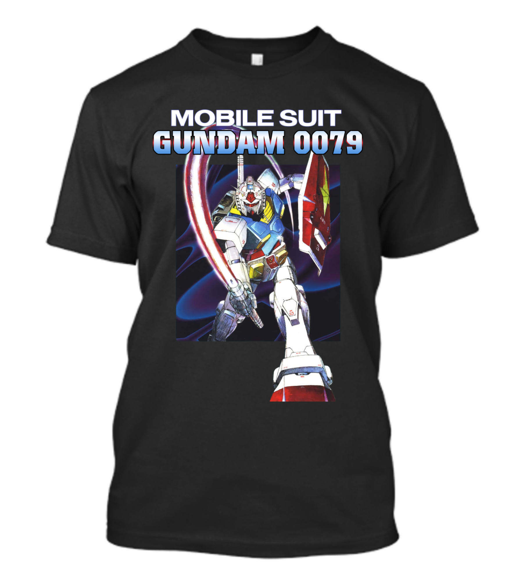 Mobile Suit Gundam 0079 Mecha Warrior Action Pose T-Shirt