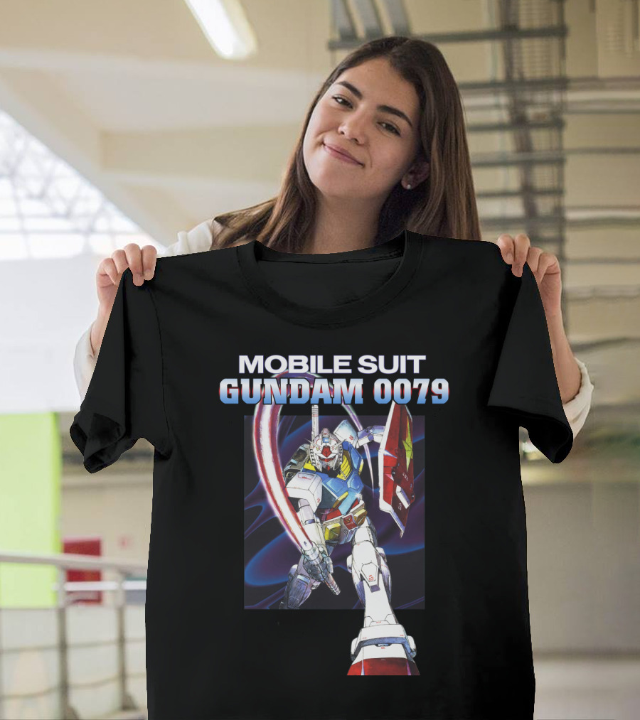 Mobile Suit Gundam 0079 Mecha Warrior Action Pose T-Shirt