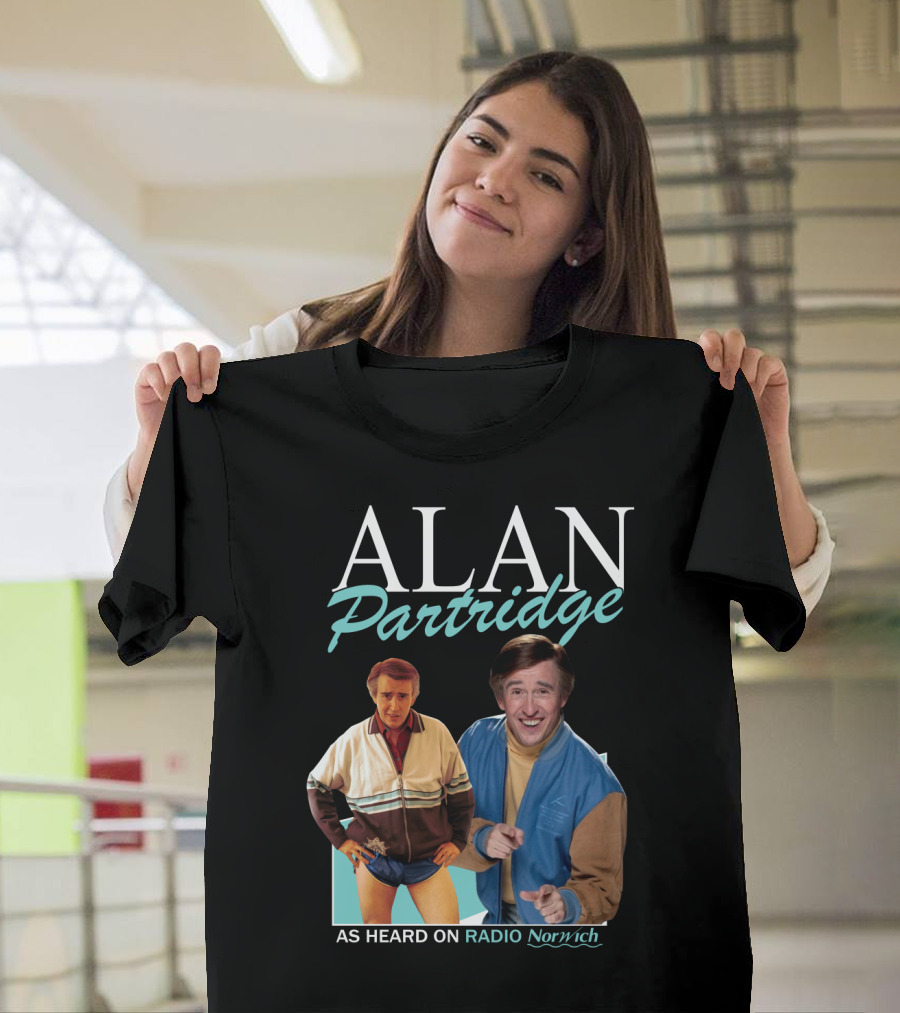 ALAN Partridge As Heard On RADIO Norwich T-Shirt