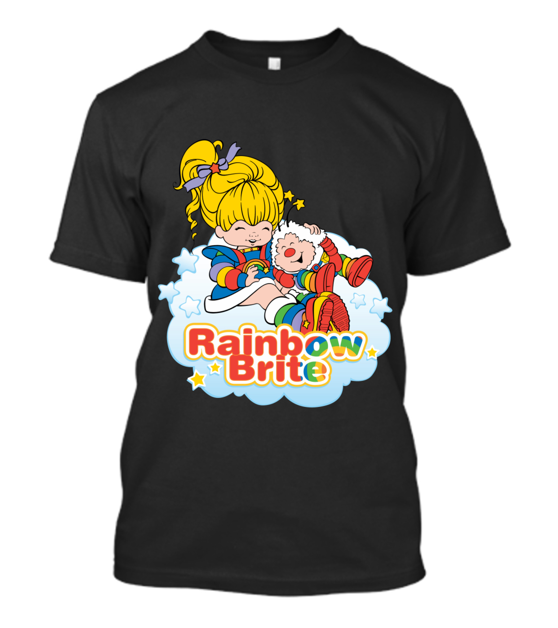 Rainbow Brite And Twink Smiling Happiness Cloud Adventure T-Shirt