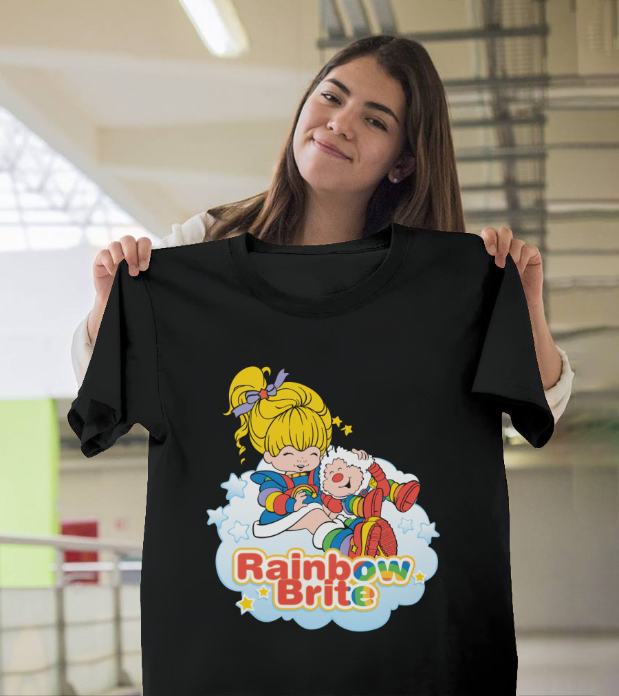Rainbow Brite And Twink Smiling Happiness Cloud Adventure T-Shirt