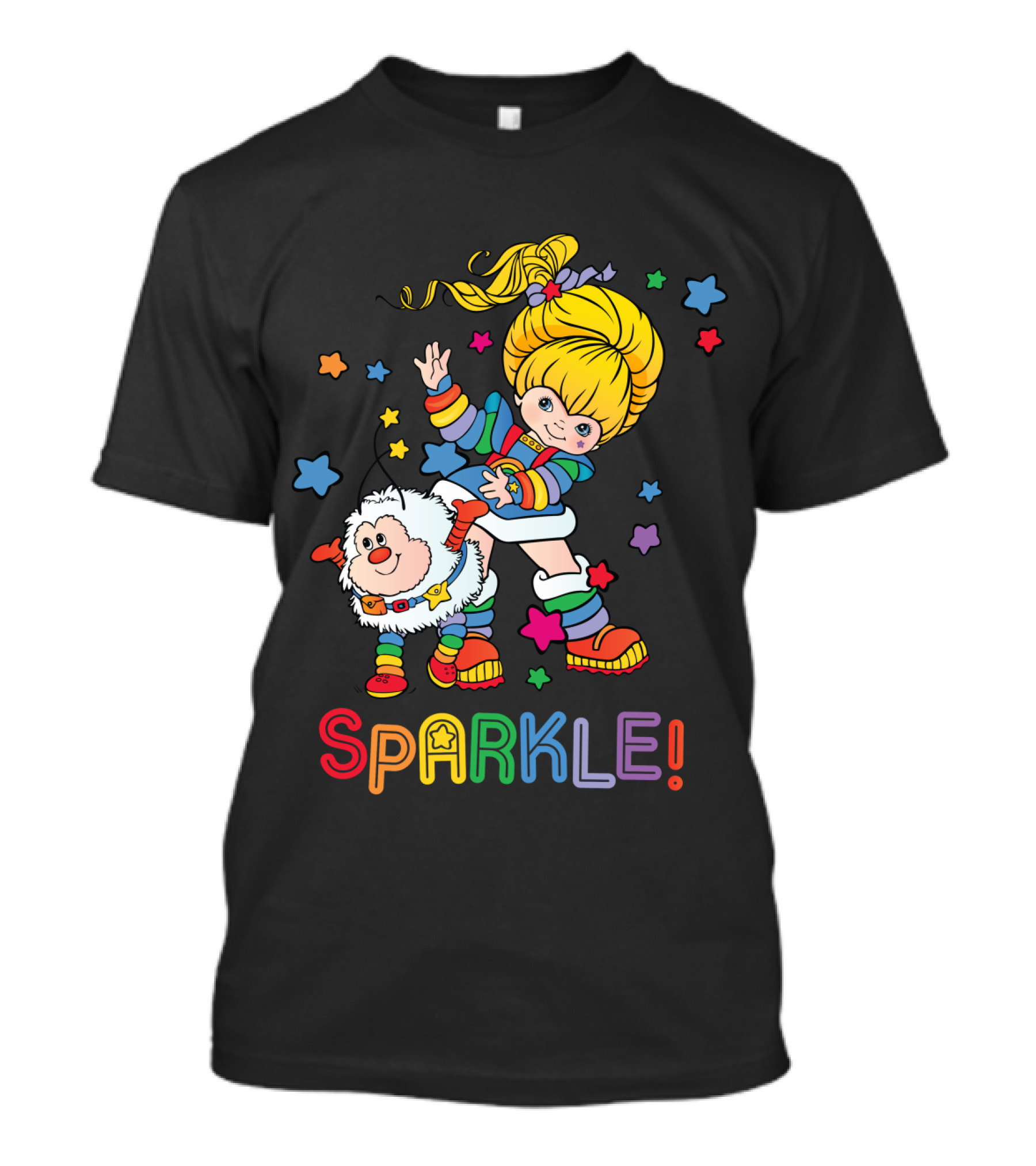 Rainbow Brite Sparkle Colorful Adventure With Twinkling Stars T-Shirt
