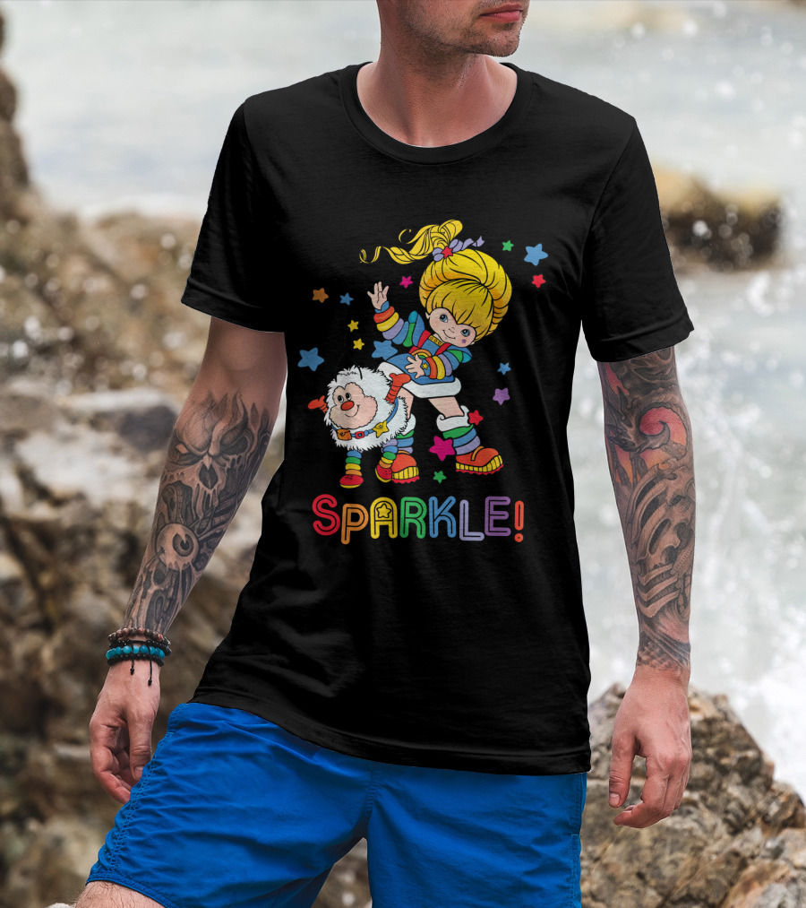 Rainbow Brite Sparkle Colorful Adventure With Twinkling Stars T-Shirt