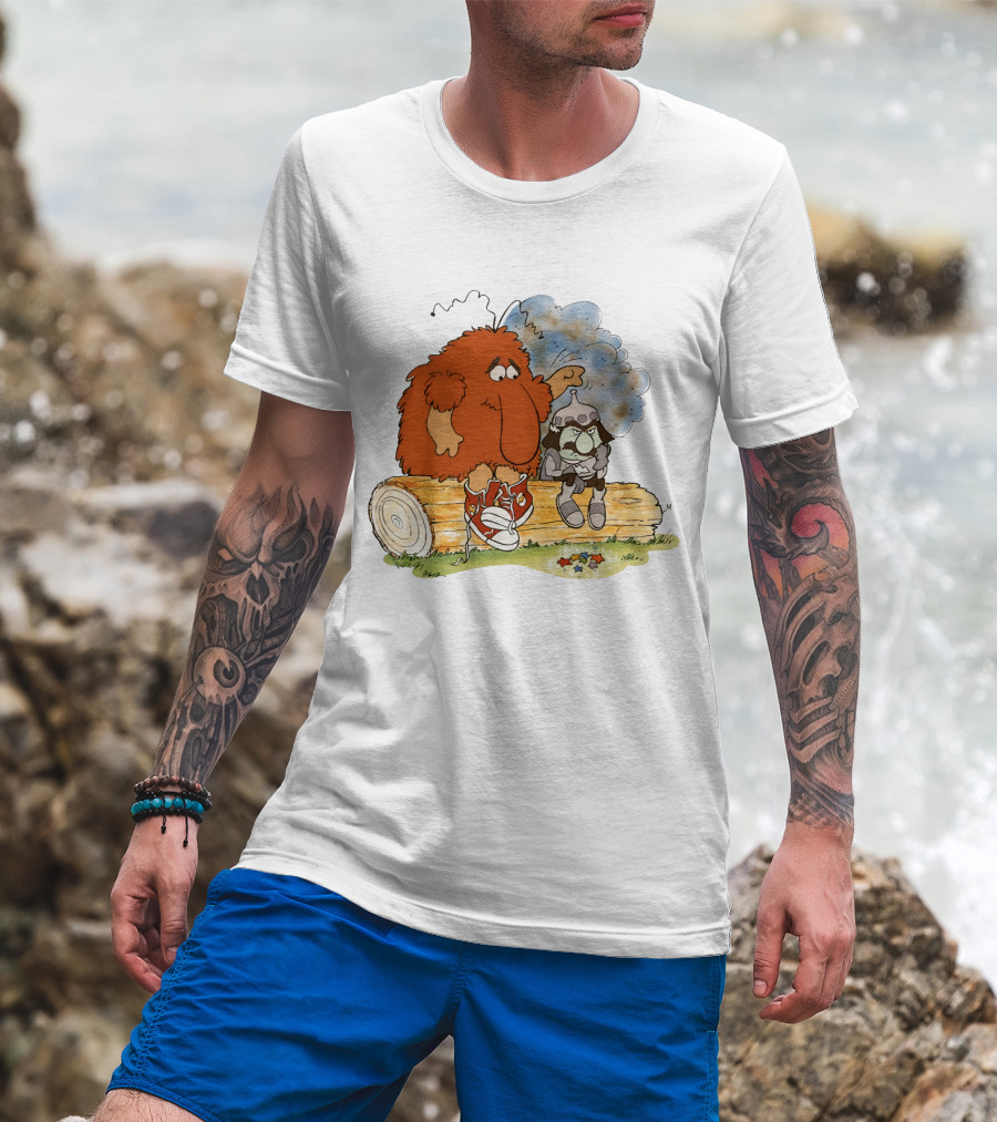 Rainbow Brite Murky Lurky And Cloudy Gloom On Log T-Shirt