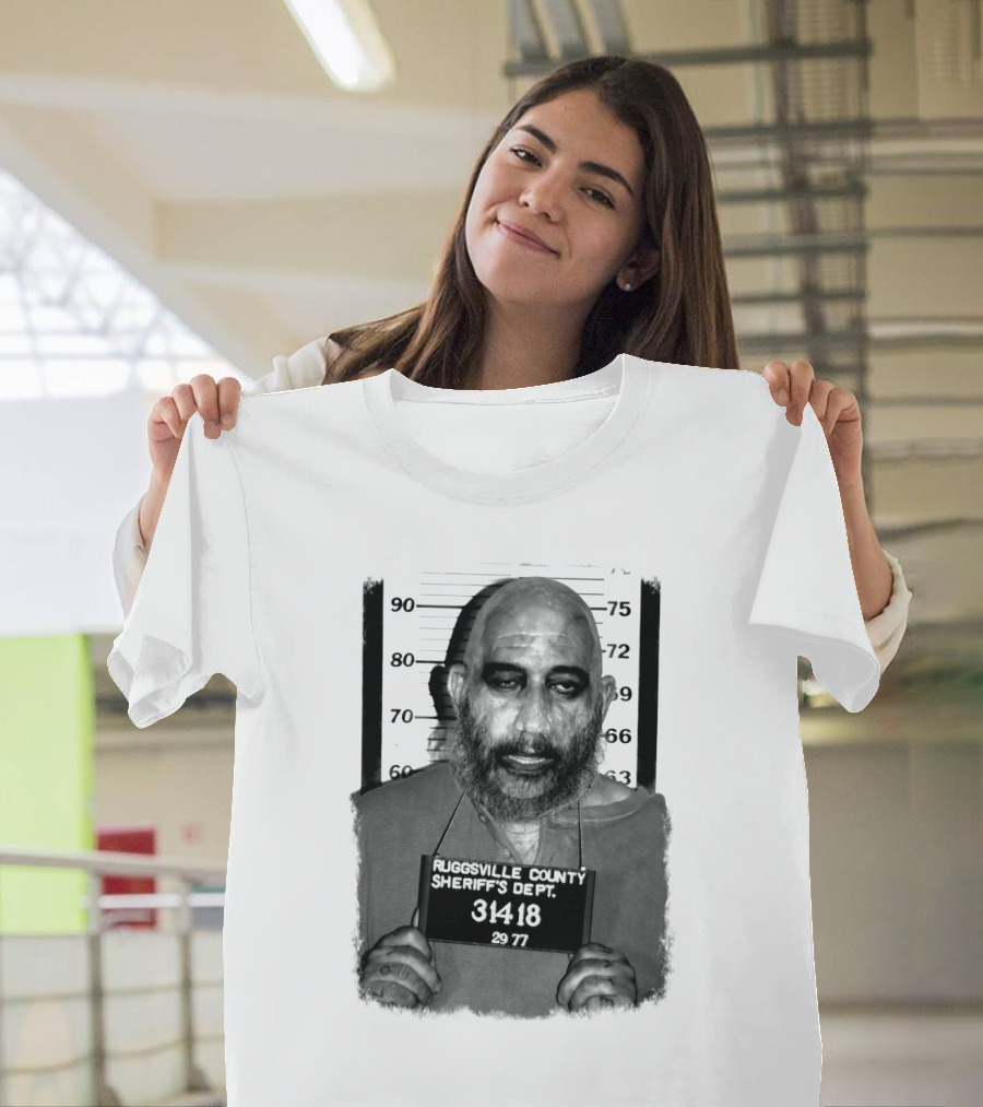Ruggsville County Mugshot Captain Spaulding 3418 Sheriff's Dept T-Shirt