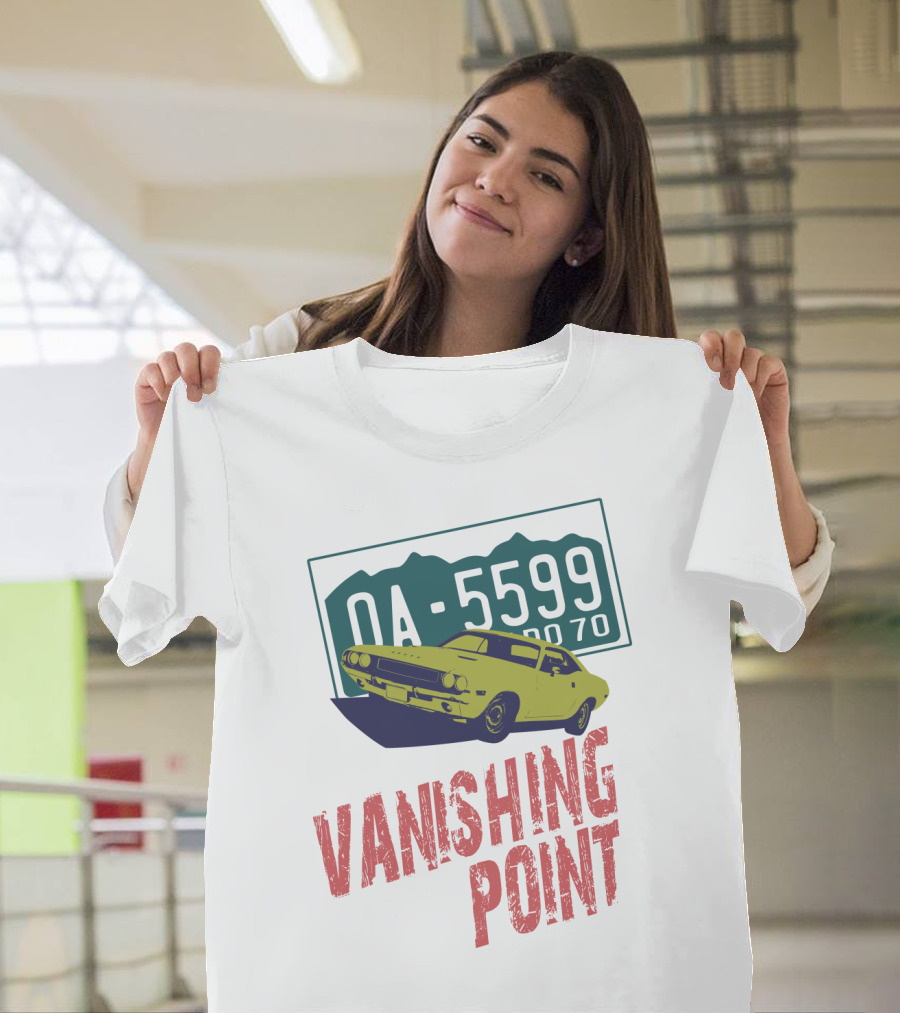 Vanishing Point OA-5599 70s Car Iconic Reference T-Shirt