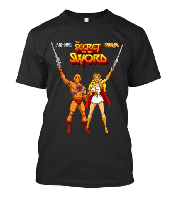 He-Man And She-Ra The Secret Of The Sword T-Shirt
