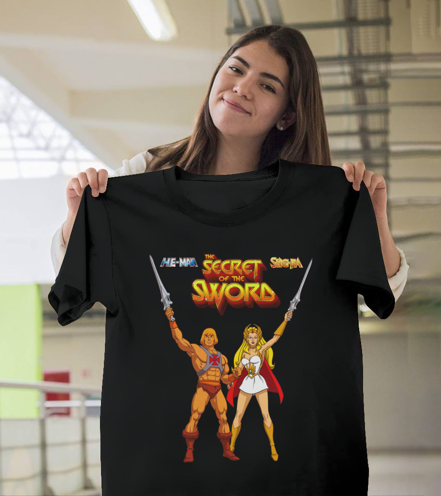 He-Man and She-Ra The Secret of the Sword T-Shirt