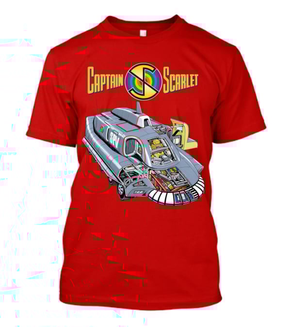 Captain Scarlet SPV Spectrum Pursuit Vehicle Blueprint T-Shirt