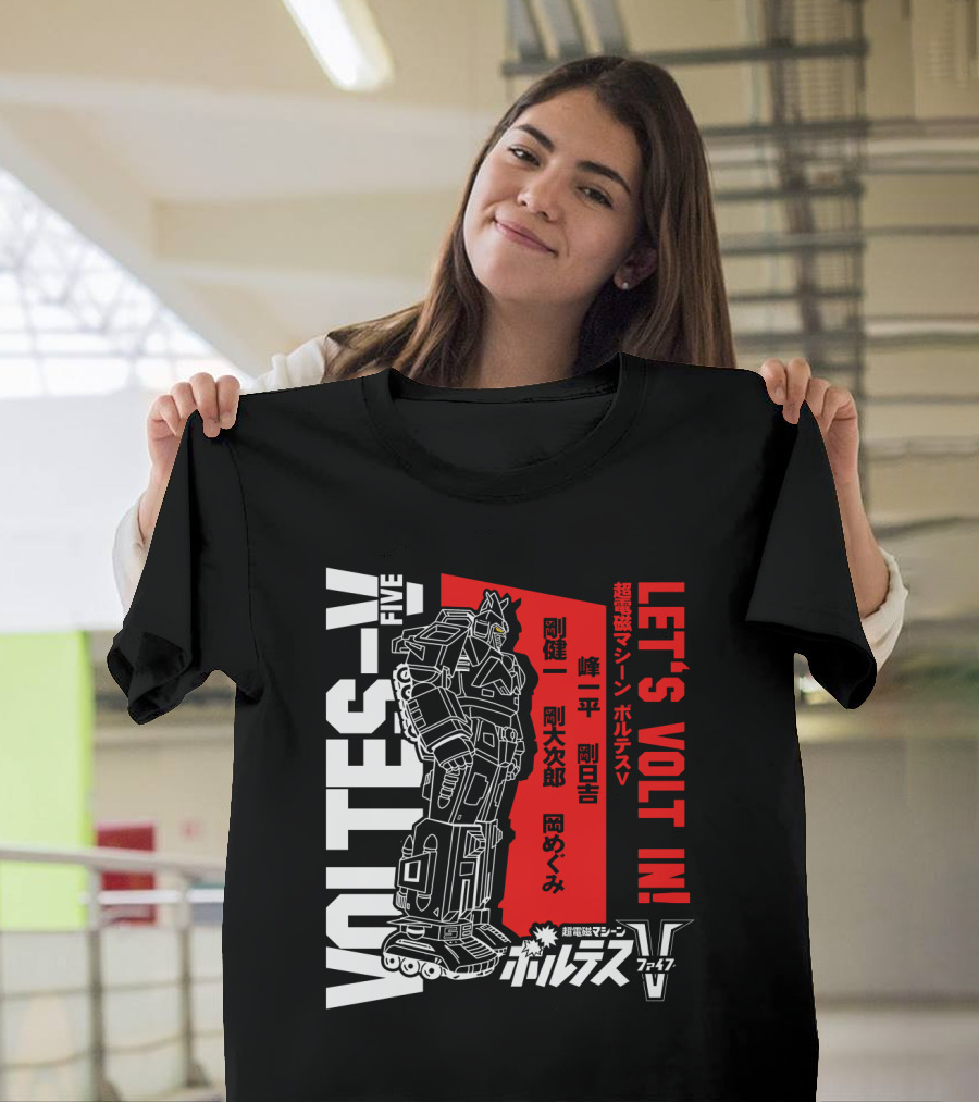 Voltes V Five Let's Volt In T-Shirt