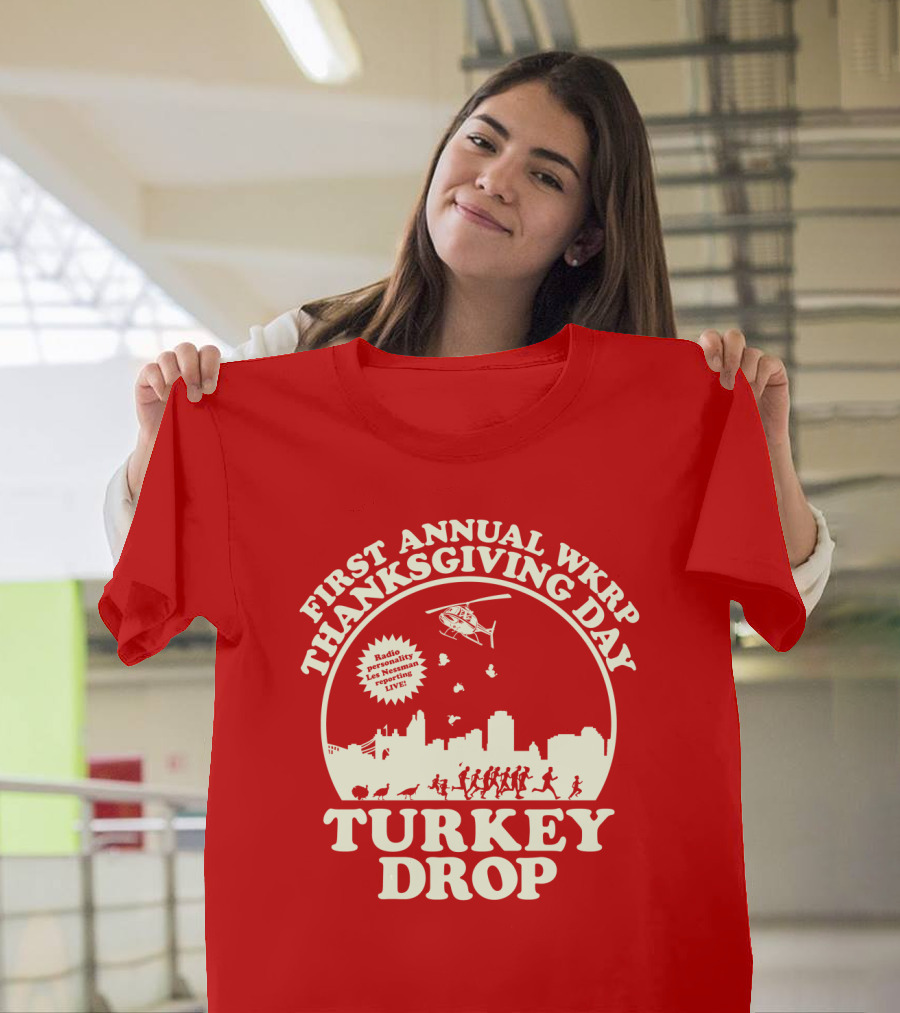 First Annual Wkrp Thanksgiving Day Turkey Drop Radio Presentation Live T-Shirt