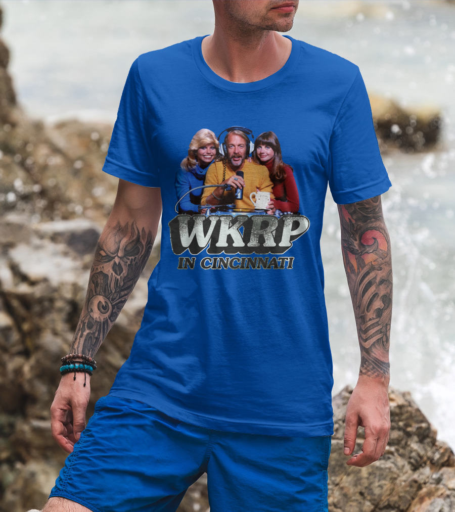 WKRP In Cincinnati Retro Cast 70s Radio Show T-Shirt