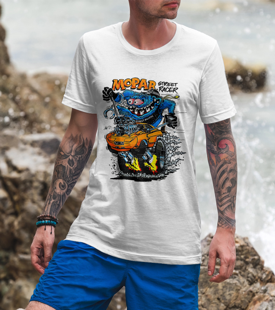 Mopar Street Racer Monster Hot Rod T-Shirt