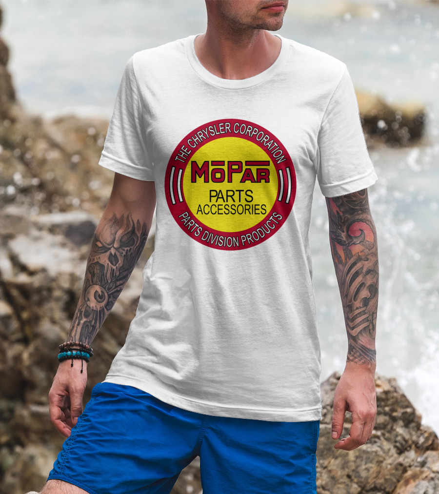 The Chrysler Corporation Mopar Parts Accessories Parts Division Products T-Shirt